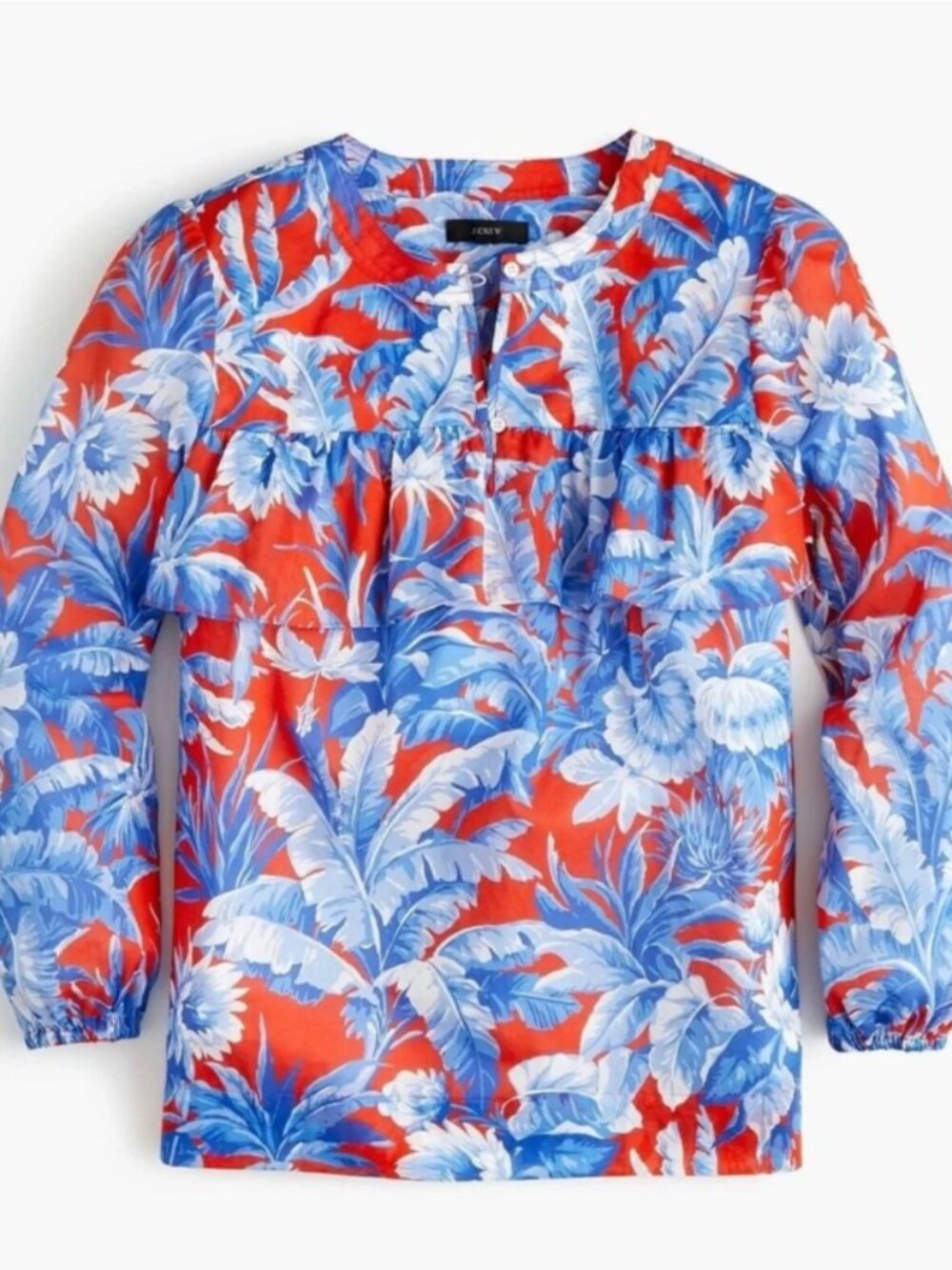 J. Crew Ratti Print Top Size Small